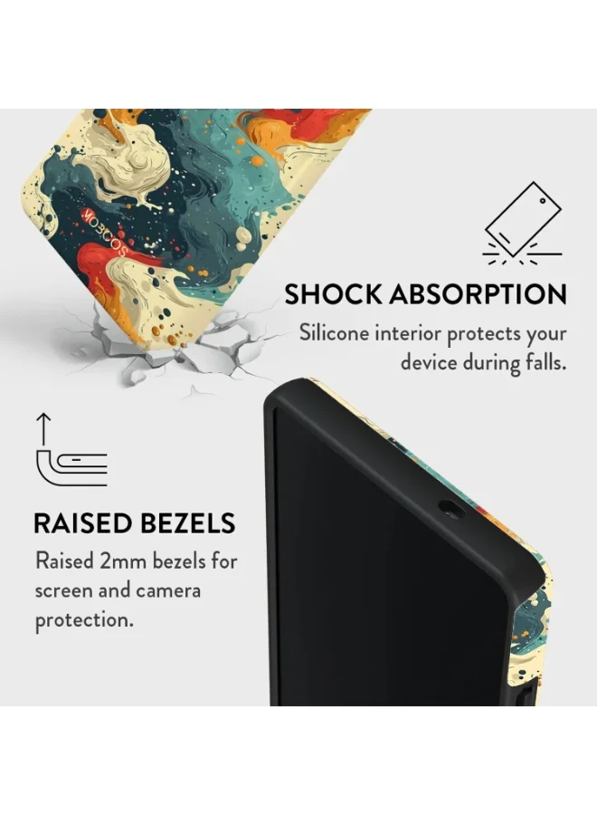Mobcos Mobcos Samsung Galaxy S25 Ultra Ink Fusion Mobcos Samsung Galaxy S25 Ultra Ink Fusion Premium Case Compatible with Hybrid Dual-Layer Hard Shell + Silicone Protection - Scratch-Resistant Shockproof Mobile Cover  | Best Price UAE